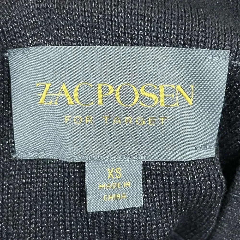 Zac Posen For Target Bandage Style Knit Little Black Dress XS